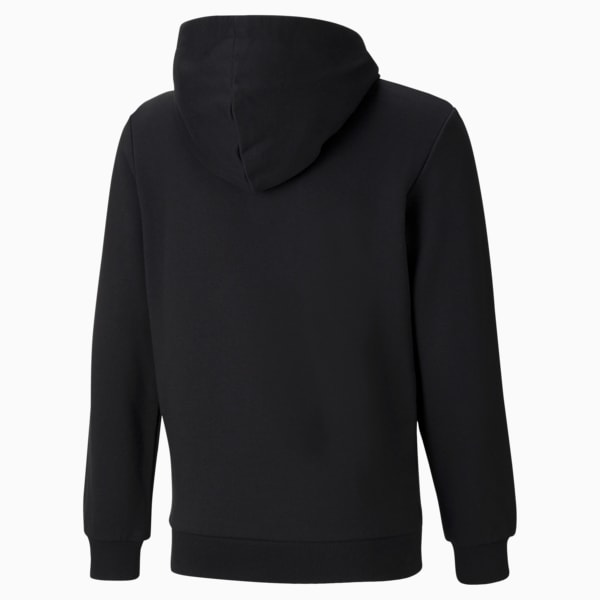 CLASSICS Logo Big Kids' Hoodie, Puma Black, extralarge