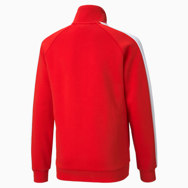 Iconic T7 Youth Track Jacket, High Risk Red