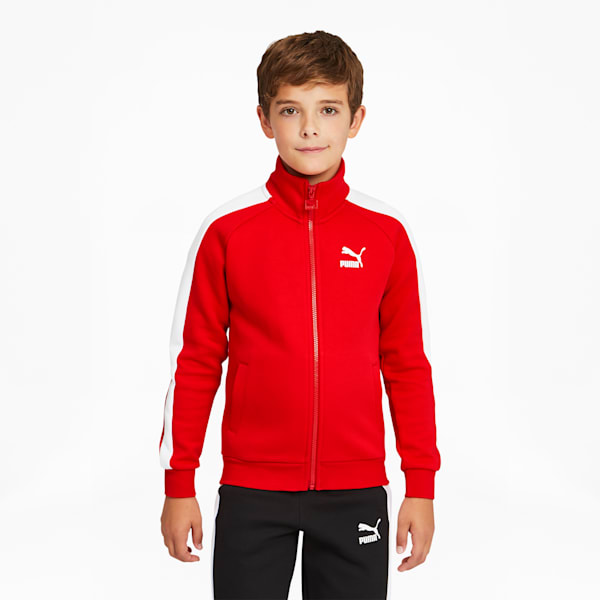 Iconic T7 Boys' Track Jacket, LaMelo Ball Cheap Jmksport Jordan Outlet MB01 Rock Ridge Red Blast, extralarge