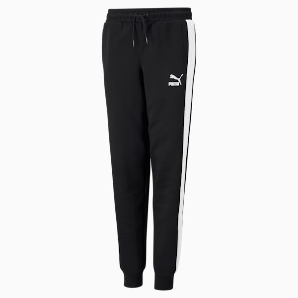 Pantalon de survêtement Iconic T7 Jeune, Puma Black, extralarge