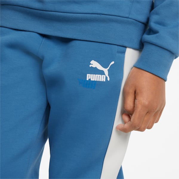 Pantalones deportivos T7 icónicos para niños, Vallarta Blue