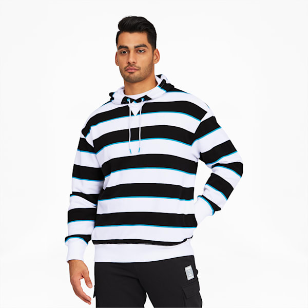 PUMA x CLOUD9 Double Jump Men's Hoodie, Cotton Black-Puma White, extralarge