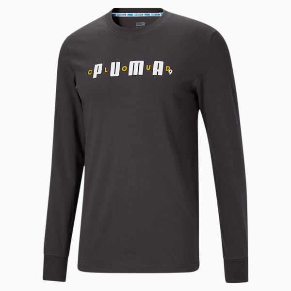 PUMA x CLOUD9 One Hit KO Men's Tee, Asphalt, extralarge