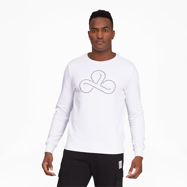 PUMA x CLOUD9 Disconnect Men's Crewneck Sweatshirt, Puma White, extralarge