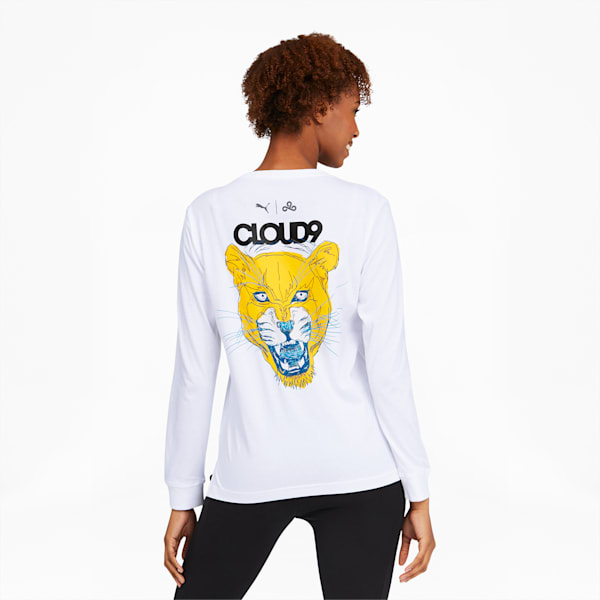 PUMA x CLOUD9 Women's Tee, Puma White, extralarge