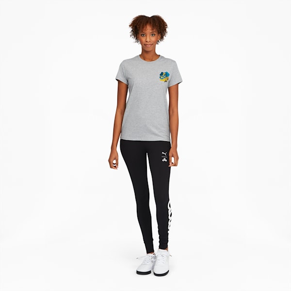 PUMA x CLOUD9 Jigsaw Women's Tee, Light Gray Heather, extralarge