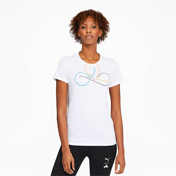 PUMA x CLOUD9 Disconnect Women's Tee, Puma White, extralarge