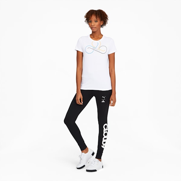 PUMA x CLOUD9 Disconnect Women's Tee, Puma White, extralarge