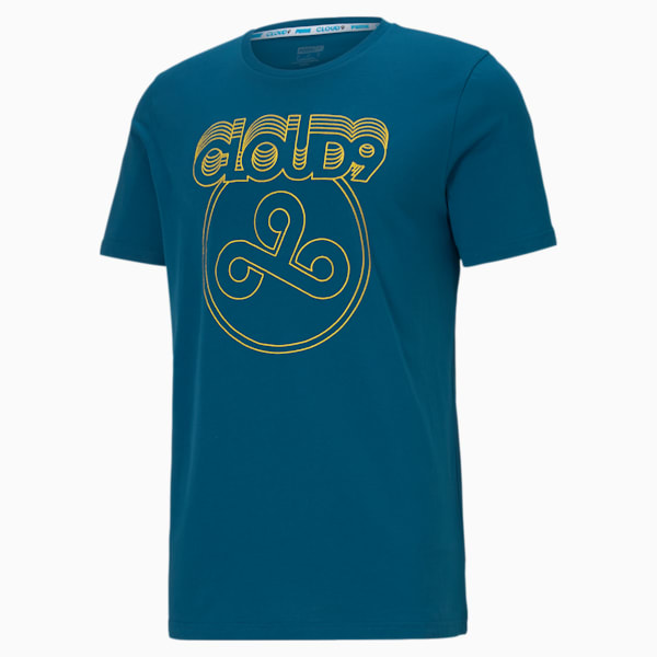 Cloud 9 Forfeit Men's T-Shirt, Digi-blue