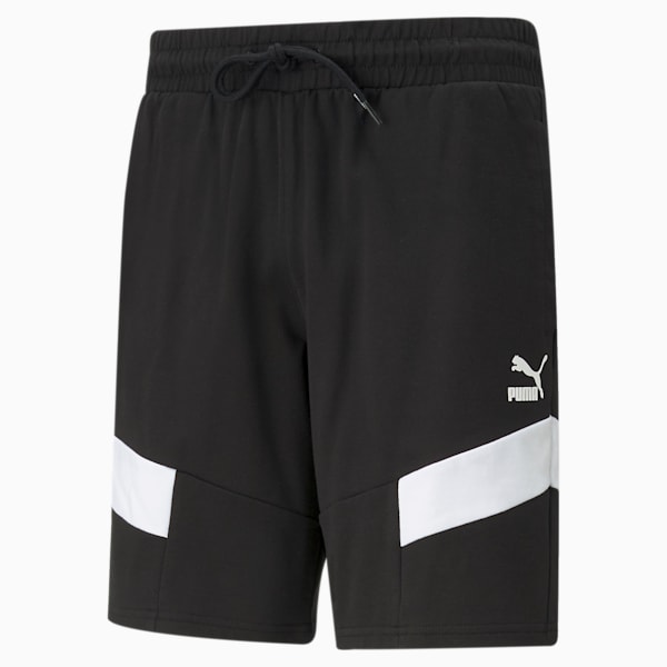 Iconic MCS Baby Terry Men's Shorts, Puma Black, extralarge-IND