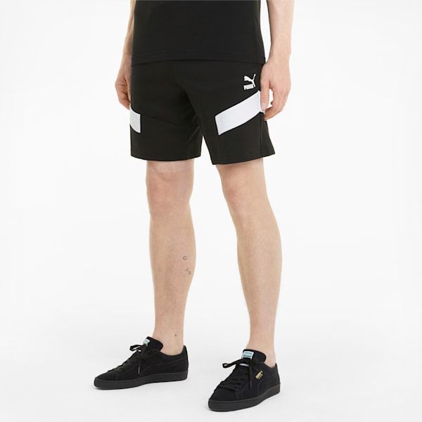 Iconic MCS Baby Terry Men's Shorts, Puma Black, extralarge-IND