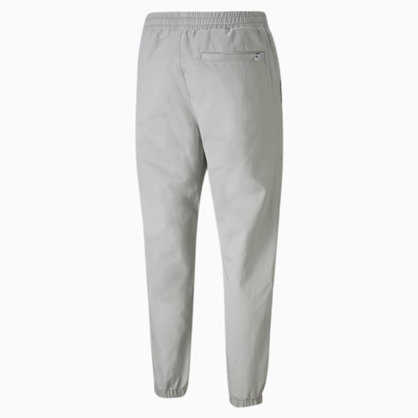 Downtown Twill Men's Track Relaxed Pants, Gray Violet, extralarge