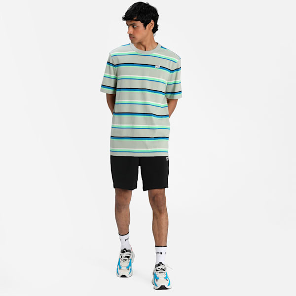 Downtown Men's Stripe Tee, Desert Sage, extralarge