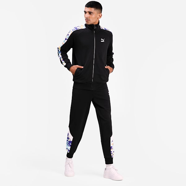 Classics Graphic T7 Printed Men's Jacket, Puma Black-AOP, extralarge-IND