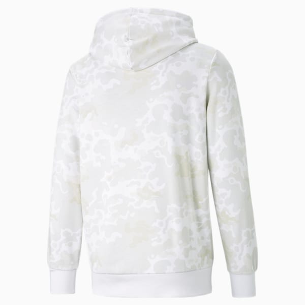 Classics Graphic Printed Men's Hoodie, Puma White, extralarge-IND