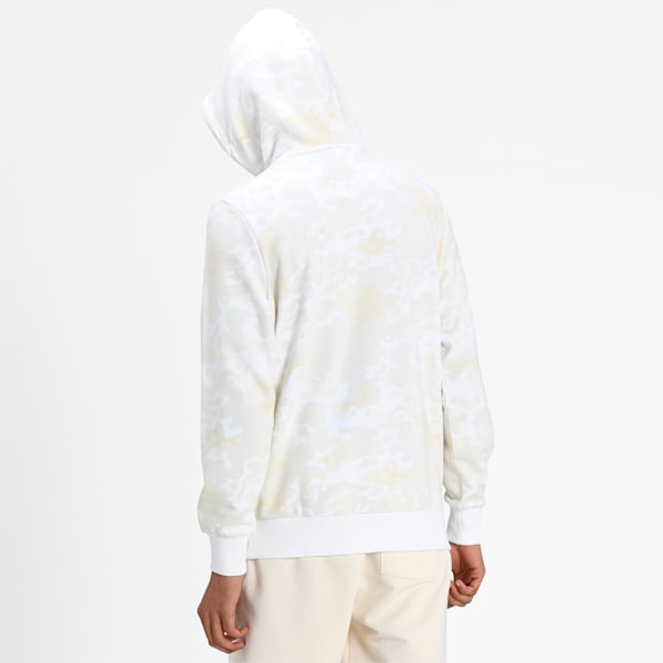 Classics Graphic Printed Men's Hoodie, Puma White, extralarge-IND