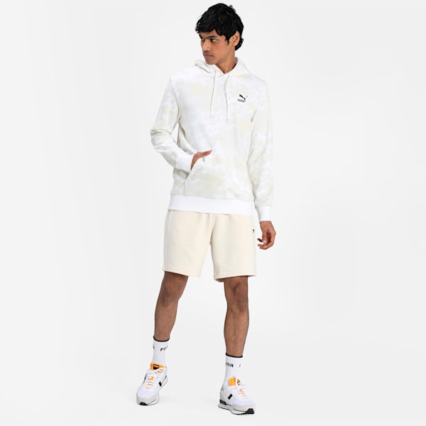 Classics Graphic Printed Men's Hoodie, Puma White, extralarge-IND