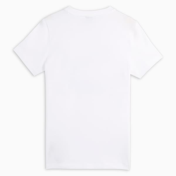 Classics Logo Girls T-Shirt, Puma White, extralarge-IND