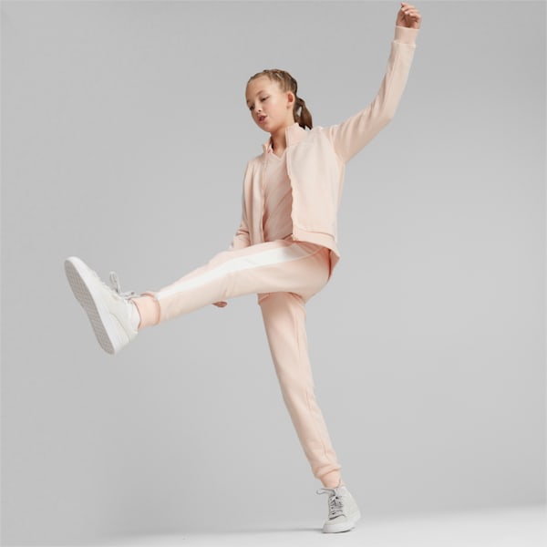 キッズ ガールズ CLASSICS T7 トラック ジャケット 104-164cm, Rose Dust, extralarge-JPN