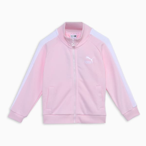 Classics T7 Girl's Track Jacket, Whisp Of Pink, extralarge-IND