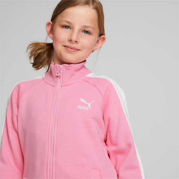 Classics T7 Girl's Track Jacket, PRISM PINK, extralarge-IND