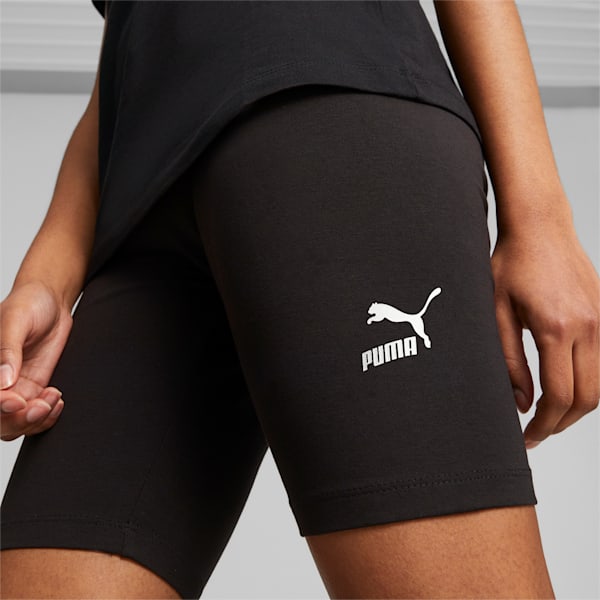 Essentials Logo Women's Short Leggings, Puma Black
