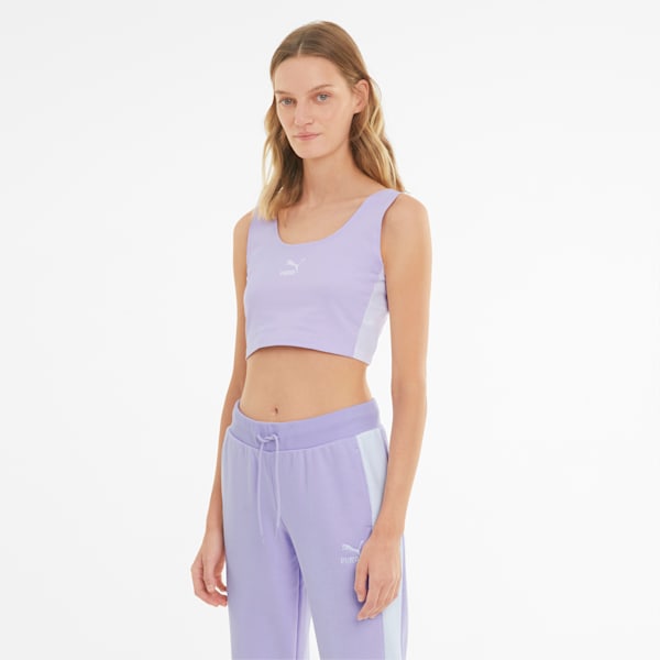 Iconic T7 Women's Bralette, Light Lavender, extralarge