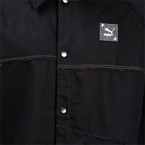 RE.GEN Woven Unisex Relaxed Jacket, Anthracite, extralarge-IND