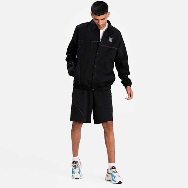RE.GEN Woven Unisex Relaxed Jacket, Anthracite, extralarge-IND