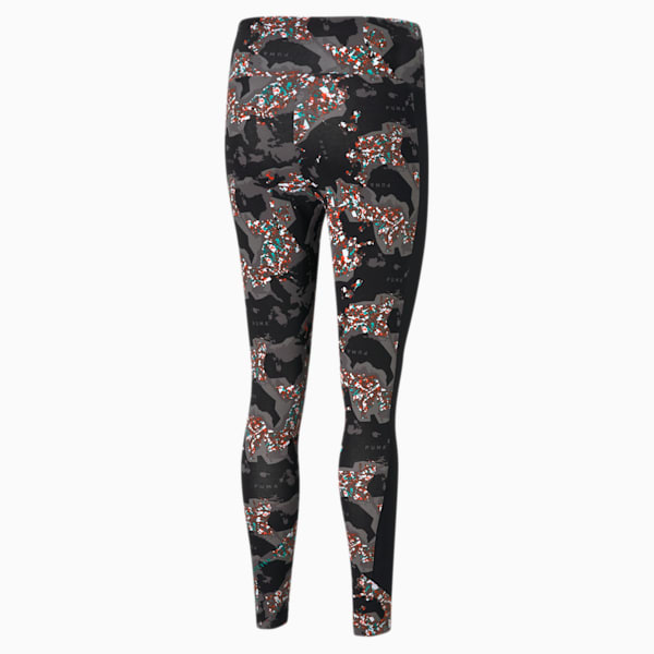 RE.GEN Women's AOP Leggings, Anthracite, extralarge