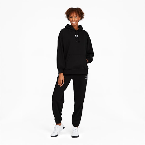 Classics Women's Oversized Hoodie, Cotton Black, extralarge