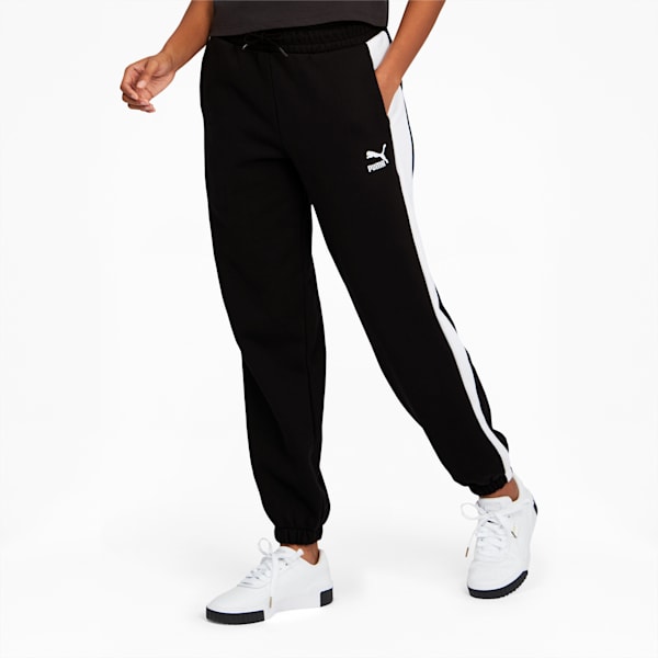 Classics Women's Sweatpants, Puma Black, PUMA Sustainable Fashion