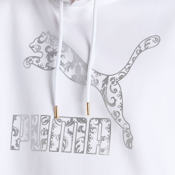 LUXE Men's Hoodie, Puma White, extralarge-IND