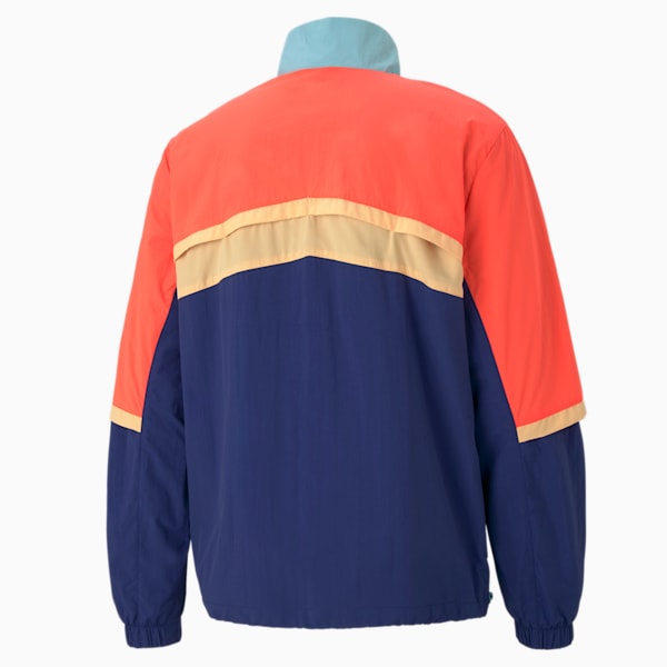 Court Side Men's Basketball Jacket, Elektro Blue, extralarge-IND