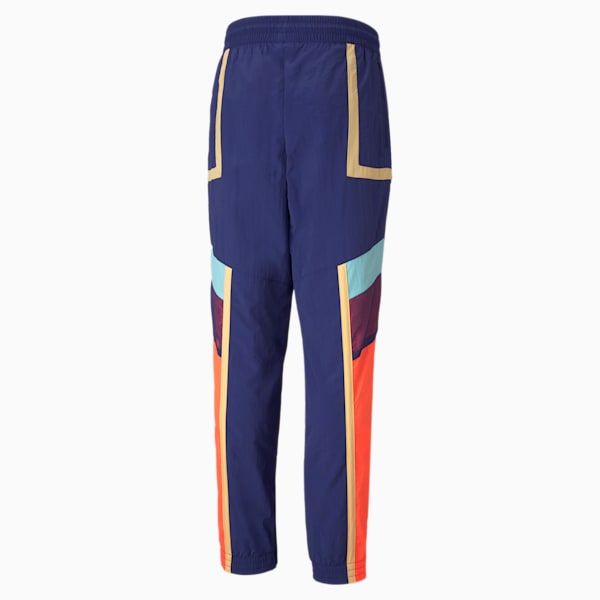 Courtside Men's Basketball Pants, Elektro Blue, extralarge