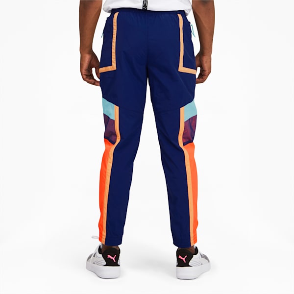 Courtside Men's Basketball Pants, Elektro Blue, extralarge