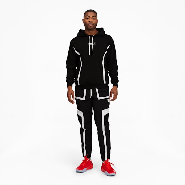 Courtside Men's Basketball Hoodie, Puma Black, extralarge