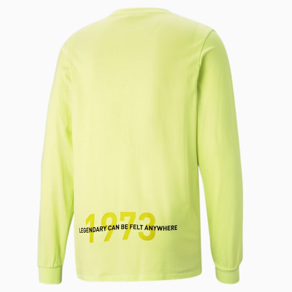 PE 長袖 Tシャツ, SOFT FLUO YELLOW, extralarge-IND