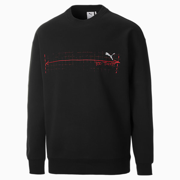 PUMA x MICHAEL LAU G Men's Crewneck Sweatshirt, Puma Black, extralarge