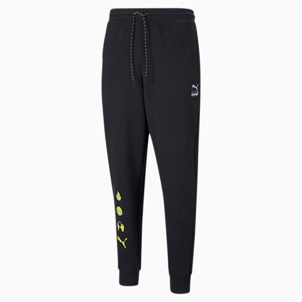 PUMA x EMOJI Men's Sweatpants, Puma Black, extralarge