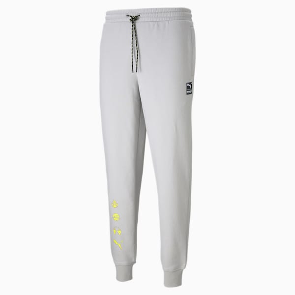 PUMA x EMOJI Men's Sweatpants, Gray Violet, extralarge