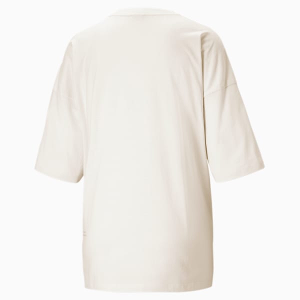 Convey Women's Loose Tee, Eggnog, extralarge