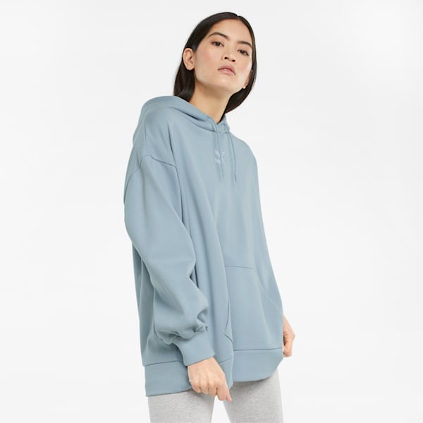 Classics Women's Oversized Hoodie, Blue Fog, extralarge