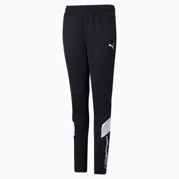 BMW M Motorsport Kids' MCS Track Pants, Puma Black, extralarge