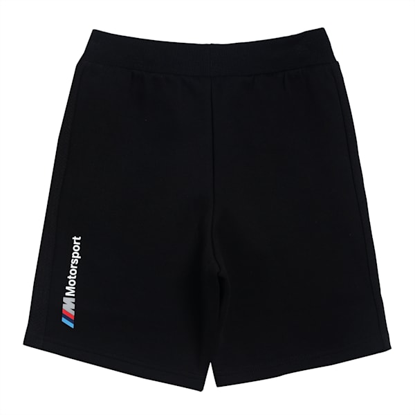 BMW M Motorsport Printed Youth Sweat Shorts, Puma Black