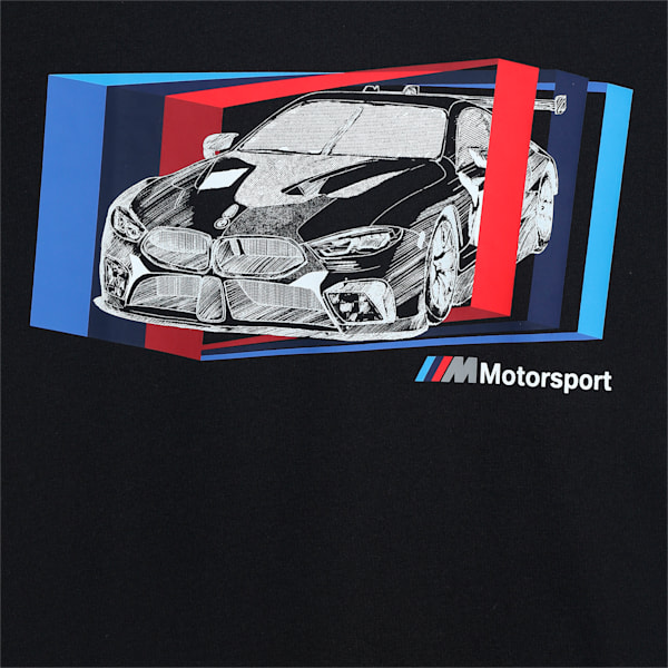 BMW M Motorsport Car Graphic Kid's   T-shirt, Puma Black