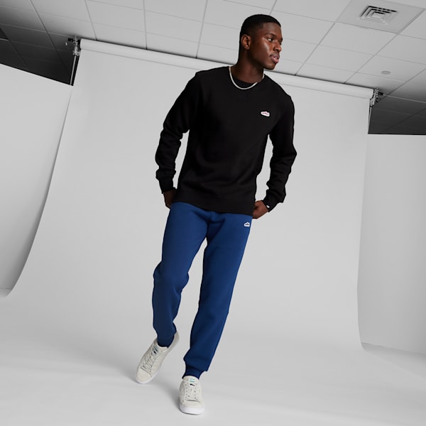 New Suede Men's Long Sleeve Shirt, Puma Black, extralarge