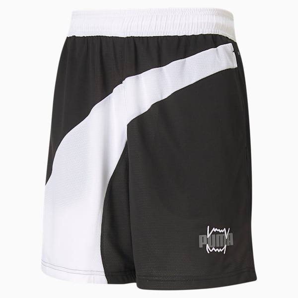 Flare Men's Basketball Shorts, Puma Black