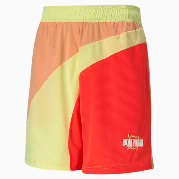 Short de basketball Flare Homme, Fiery Coral, extralarge