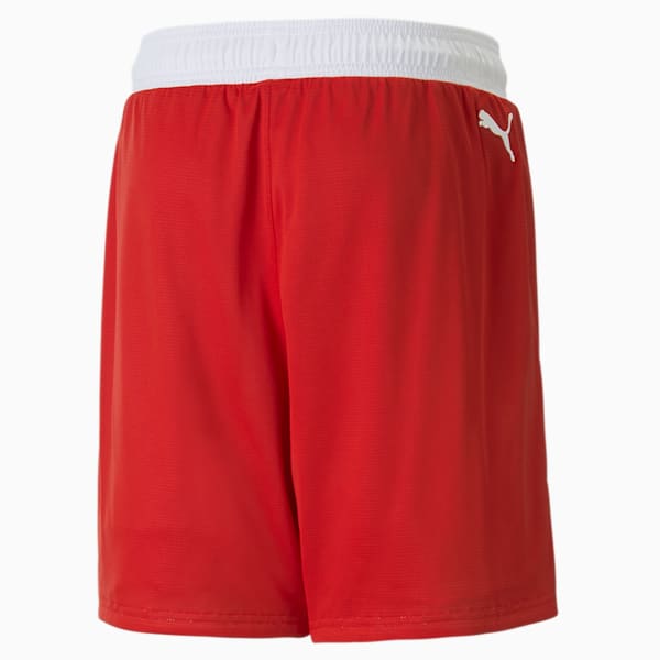 Flare Men's Basketball Shorts, High Risk Red